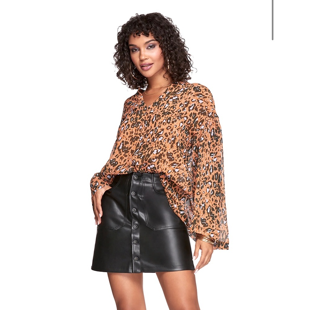 Women’s Cheetah Print Blouse